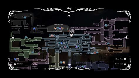 hollow knight guide|hollow knight walkthrough map.